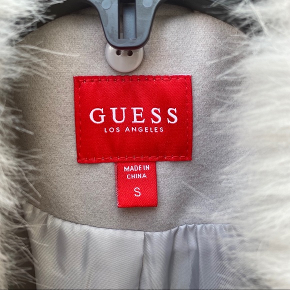 GUESS Light Gray 2-piece Coat 🧥 - Picture 3 of 8